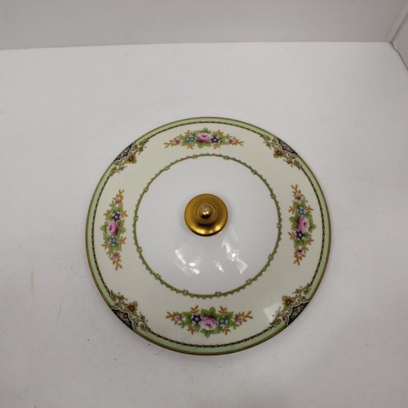 Meito China Made in Japan Hand Painted Round Covered Serving Bowl - Picture 4 of 9